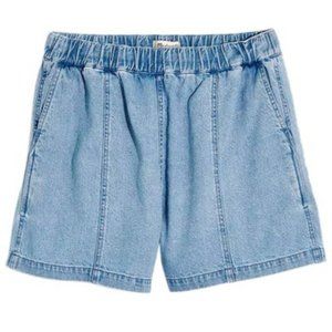 Madewell Elastic Waist Jean Shorts